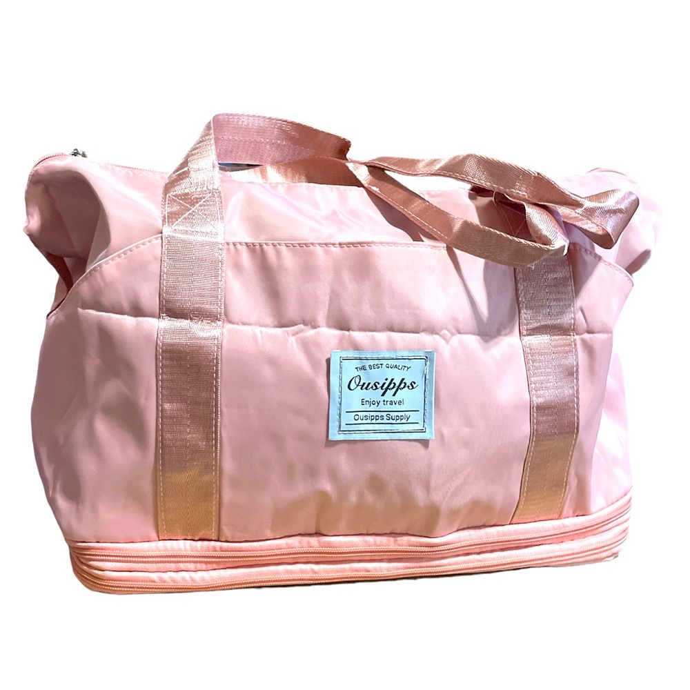 NWOT Ousipps Supply Pink Travel Duffle Bag